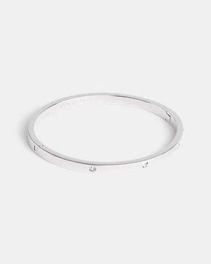 COACH Essential Hinged Bangle - Black