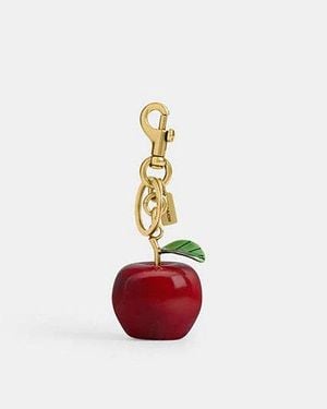 COACH Apple Bag Charm - Black