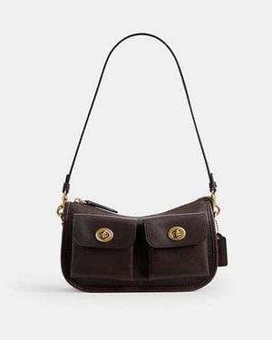 COACH Sac Waverly À Double Fermeture Turnlock - Noir