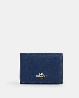 COACH Card Holder Wallet - Blue