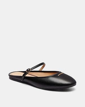 COACH Ballerina-Mule Für Frauen - Schwarz