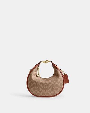 COACH Coated Canvas Signature Jonie Bag 22 - Black