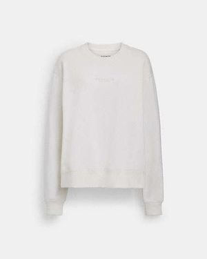COACH Coach Crewneck Top - White