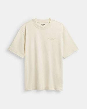 COACH T-shirt In Organic Cotton - Black