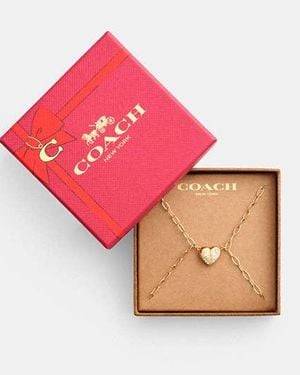 COACH Heart Friendship Bracelet Set - Black