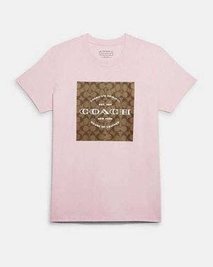 COACH Signature T-Shirt - Black