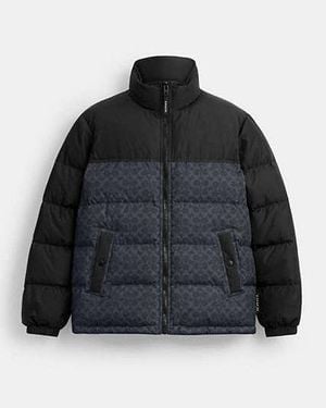 COACH Signature Down Jacket - Black