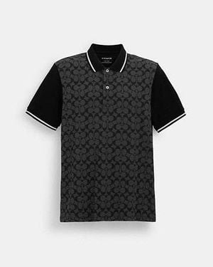COACH Polo Signature - Noir