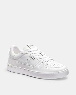 COACH Scarpa Da Ginnastica Clip Court - Bianco