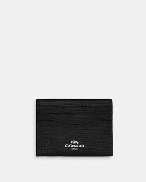 COACH Slim Id Card Case - Nero