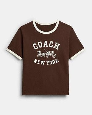 COACH Ringer T-Shirt - Black