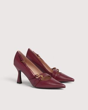 Coccinelle Smooth Leather Pumps Fernanda - Pink