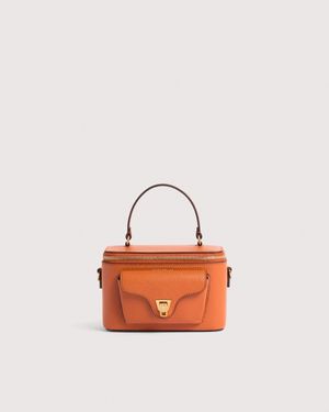 Coccinelle Grained Leather Minibag Beat Generation Mini - Pink