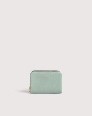 Coccinelle Small Grained Leather Wallet C-Me Medium - Green