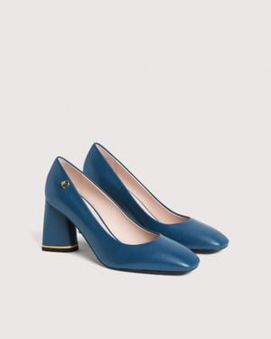 Coccinelle Smooth Leather Court Shoes C-Everyday - Blue