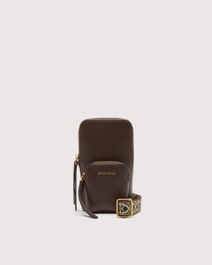 Coccinelle Grained Leather Phone Holder Pixie - Multicolor
