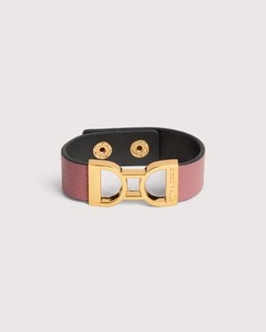 Coccinelle Armband Aus Genarbtem Leder Arlettis Ribbon - Mehrfarbig