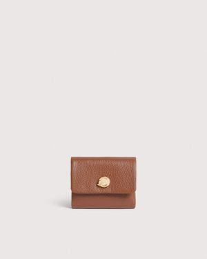 Coccinelle Grained Leather Wallet C-Me Softy Small - Pink