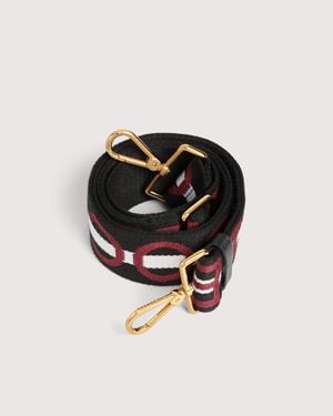 Coccinelle Schulterriemen Aus Stoff Logo - Schwarz