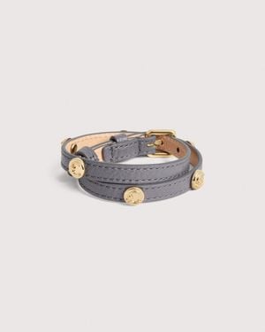 Coccinelle Armband Aus Genarbtem Leder C-Me Studs - Mehrfarbig
