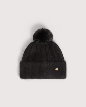 Coccinelle Angora-Blend Beanie Jennie - Black