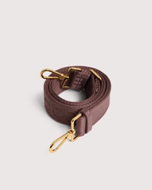 Coccinelle Ribbon Shoulder Strap On Tone Signature - Multicolor