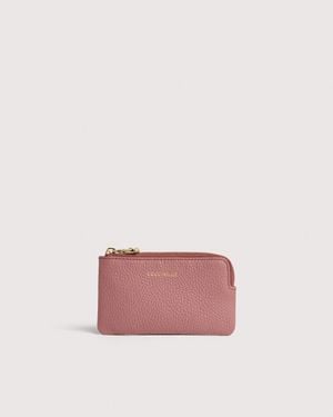 Coccinelle Grained Leather Coin Purse C-Me Small - Pink