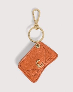 Coccinelle Grained Leather Key Ring C-Me - Multicolor