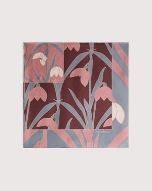 Coccinelle Silk Foulard Maxi Snowdrops - Pink