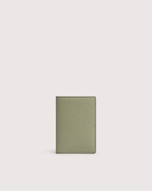 Coccinelle Grained Leather Passport Holder Smart To Go - Multicolor