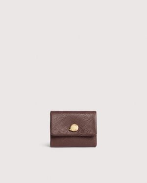 Coccinelle Grained Leather Wallet C-Me Softy Small - Pink