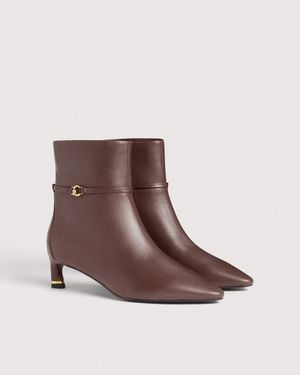 Coccinelle Stiefeletten Aus Glattleder C-Look - Braun