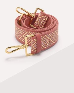 Coccinelle Fabric Shoulder Strap Rays - Pink