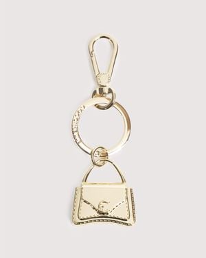 Coccinelle Metal Key Ring C-Me Metal - Natural