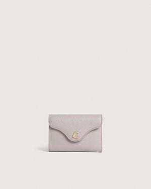 Coccinelle Medium Grained Leather Wallet C-Me Medium - White