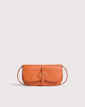 Coccinelle Micro Grained Leather Minibag Mavery Small - Pink