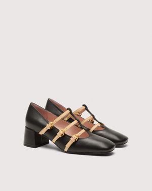 Coccinelle Smooth Leather Mary Janes Sven - Multicolour