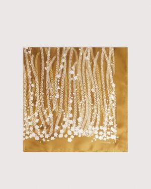 Coccinelle Silk Foulard Algae - Metallic