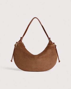 Coccinelle Corduroy Fabric Shoulder Bag Thess Medium - Multicolour