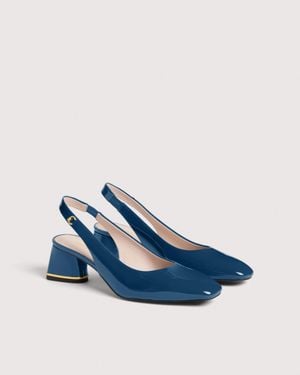 Coccinelle Smooth Leather Slingbacks C-Everyday - Blue