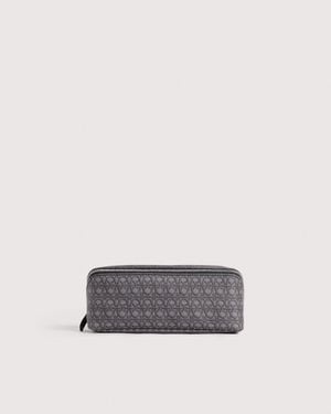 Coccinelle Monogram Nylon Make-Up Bag Smart To Go Small - White