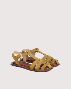 Coccinelle Suede Sandals Sunup - Multicolour