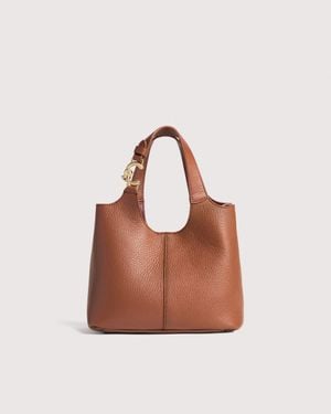 Coccinelle Schultertasche Aus Genarbtem Leder C-Easy Small - Mehrfarbig