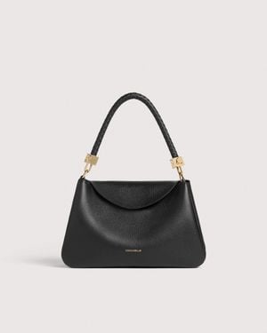 Coccinelle Grained Leather Handbag Tiggy Small - Black