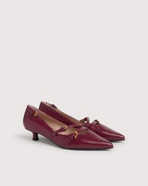 Coccinelle Smooth Leather Pumps Fernanda - Purple