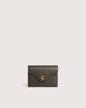Coccinelle Smooth Leather Wallet C-Me Medium - White