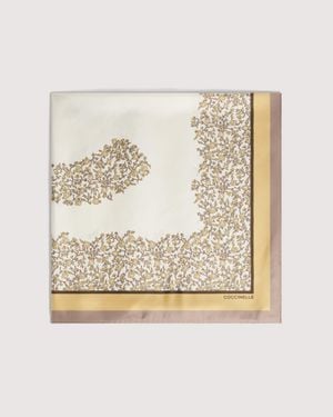 Coccinelle Silk Foulard C-Me Floral - Natural