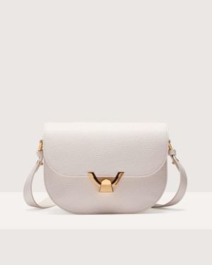 Coccinelle Grained Leather Crossbody Bag Dew Small - Pink