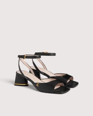 Coccinelle Smooth Leather Sandals C-Everyday - White