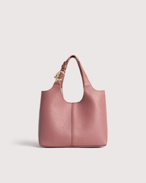 Coccinelle Grained Leather Handbag C-Easy Small - Pink